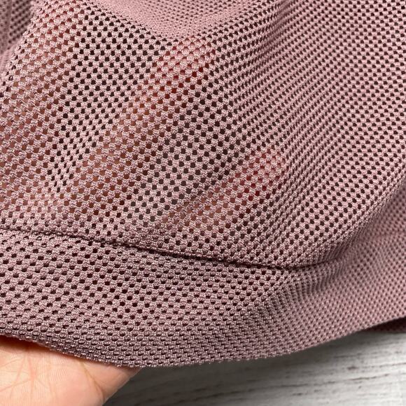 Soho Sports Dusty Pink Gray Studio Mesh 1/4 Zip Hoodied Jacket size XL - Picture 9 of 11